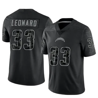 Deane Leonard Men's Nike Powder Blue Los Angeles Chargers Vapor Elite Custom Jersey