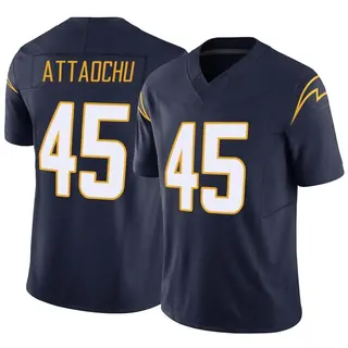 Men's Nike Jeremiah Attaochu Powder Blue Los Angeles Chargers Home Game  Player Jersey