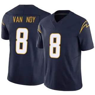 Nike Matt Kaskey Los Angeles Chargers Elite White Vapor Untouchable Jersey  - Men's