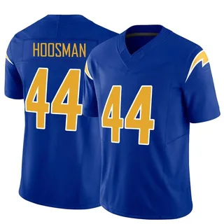 Elijah Dotson Men's Nike Royal Los Angeles Chargers Alternate Custom Game Jersey Size: Medium